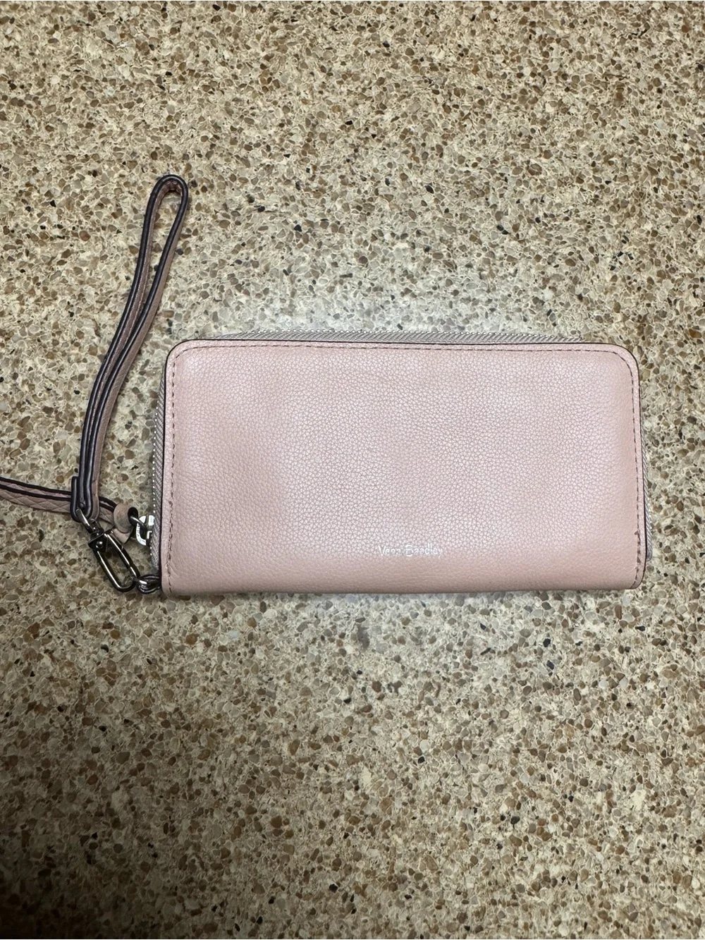 Vera Bradley Soft Pink Zip-Around Wristlet Wallet - Picture 2 of 13